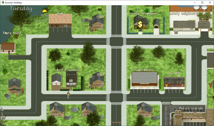 图片[4]-暑假(Summer Holidays) ver0.25 汉化版 PC＋安卓 RPG游戏 1.7G-次元小屋