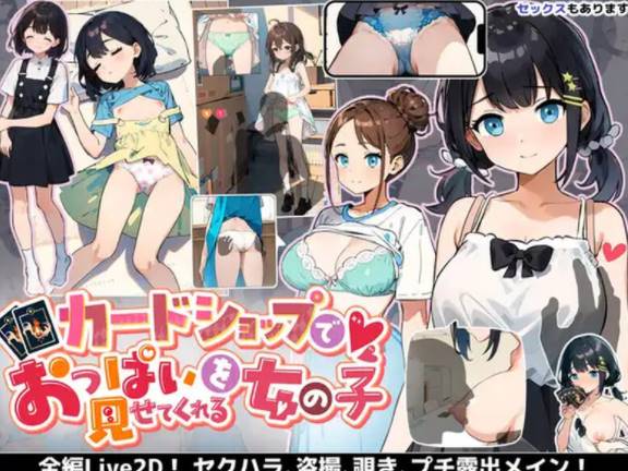 【SLG/互动/8月新作】在卡牌店里展示胸部的女生（カードショッ… [PC+1.7G]-次元小屋