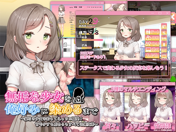 【日式SLG/互动养成/援交露出/PC】将纯真少女调教成我喜欢的模样～收留无家可归的少女并进行情色开发！宠爱还是欺凌全凭我的喜好～   AI汉化版 [PC]-次元小屋